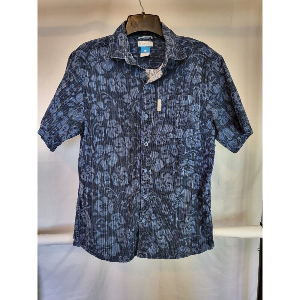Columbia Blue Casual Shirt Size Small